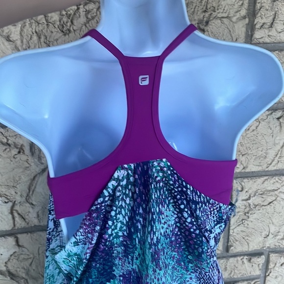Fabletics Norwalk Tank Orchid Purple, Size Small Bult in Padded Bra Yoga Gym - Picture 6 of 13